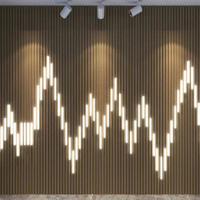 WPCルーバーの壁パネルの防水エネルギー貯蓄LEDストリップライト